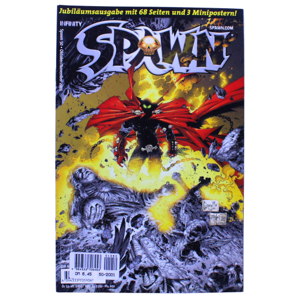 Spawn 50 Infinity Comic 2001 mit 3 Postern | Hoppla-Stuff